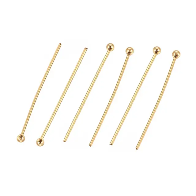 Γράνα Ball Pin Ανοξείδωτο Ατσάλι 304 Golden 25mm - 25τεμ
