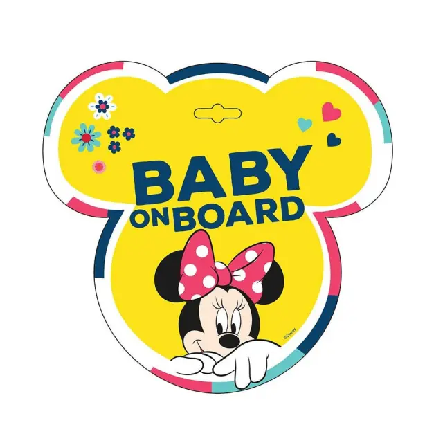 Seven Σήμα Αυτοκινήτου Baby on Board με Βεντούζα Minnie