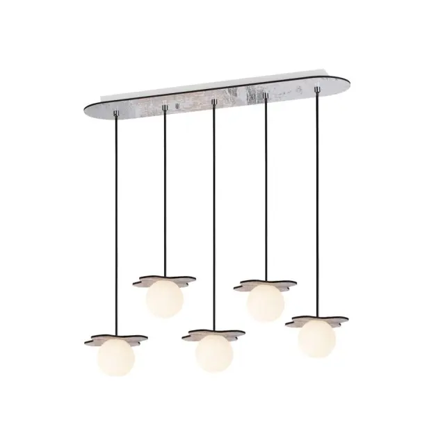 AcaLight Offer NETTO ΦΩΤΙΣΤΙΚΟ ΚΡΕΜΑΣΤΟ ΑΠΟΧΡΩΣΗ ΞΥΛΟΥ MDF ΣΥΜΒΑΤΙΚΟ 5ΧG9 IP20 630Χ150Χ700mm