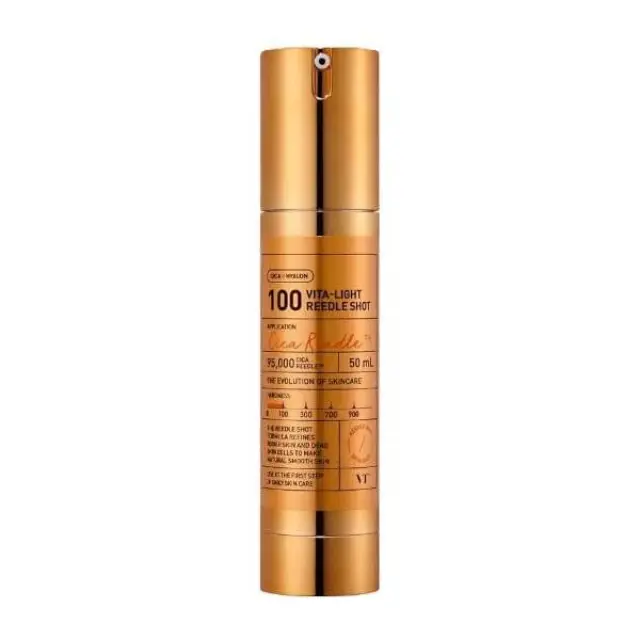 VT Cosmetics Vita-Light Reedle Shot 100 Ενισχυμένο Serum Προσώπου για Λάμψη, Ενυδάτωση και Ανανέωση της Επιδερμίδας, 50ml