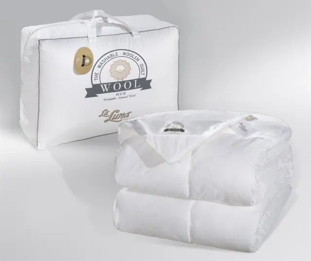 Πάπλωμα μάλλινο king size λευκό 240x260cm The Wool Natural Duvet La Luna 2400052