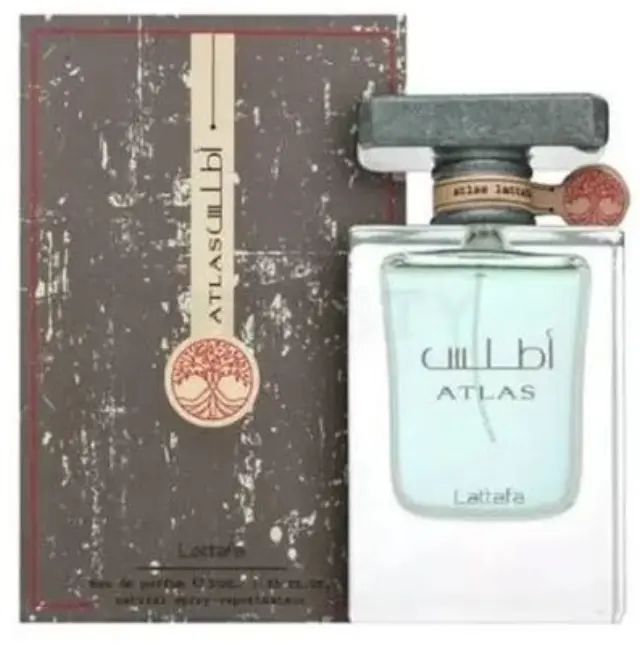 Lattafa Atlas Eau de Parfum 55ml – Unisex Θαλασσινό Άρωμα με Νότες Αλατιού, Κεχριμπαριού + Ξύλων
