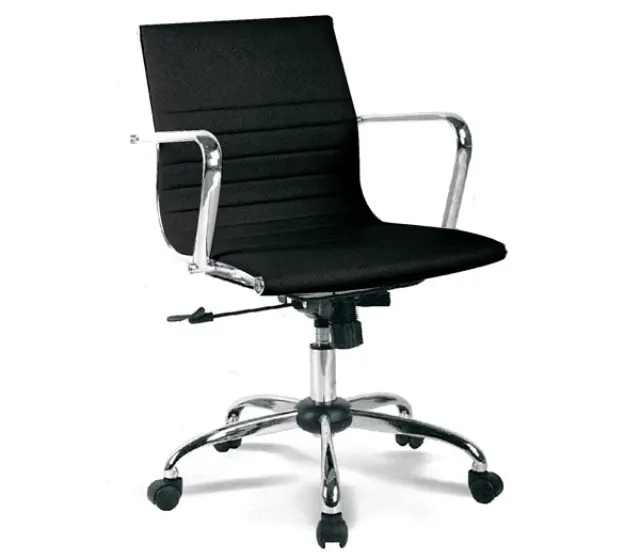 Πολυθρόνα BF4501 PU Μαύρο 54x52x87/95cm