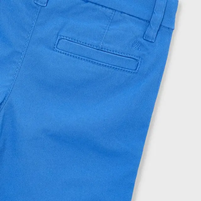Mini 2 έως 10 ετών Παντελόνι μακρύ chino καπαρντινέ μπλε 2