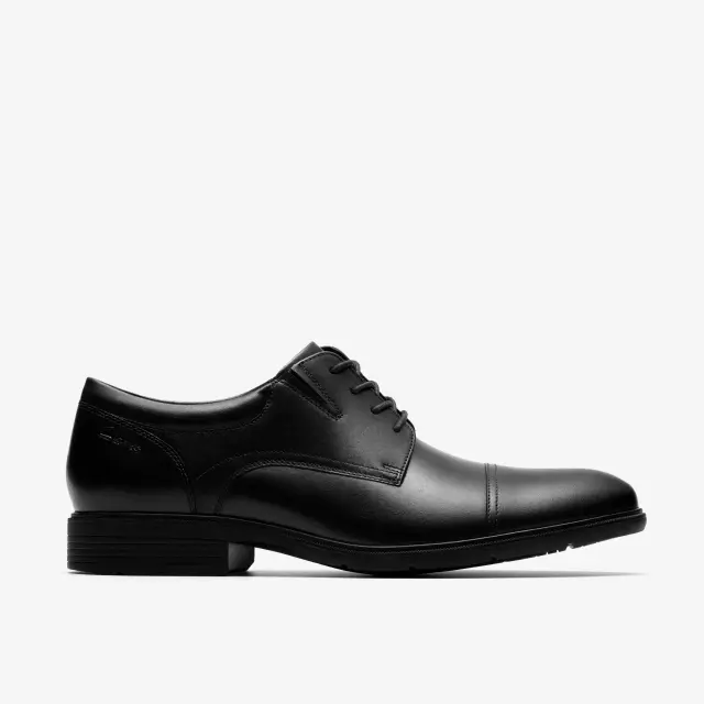 Clarks Steadwell Cap Black Black Leather - 41 2