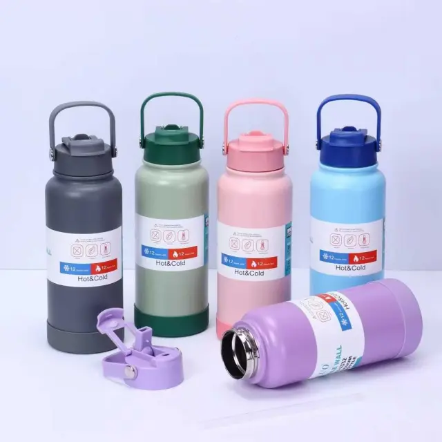 Φορητό παγούρι-θερμός - 800ml - 168445 - Pink 2