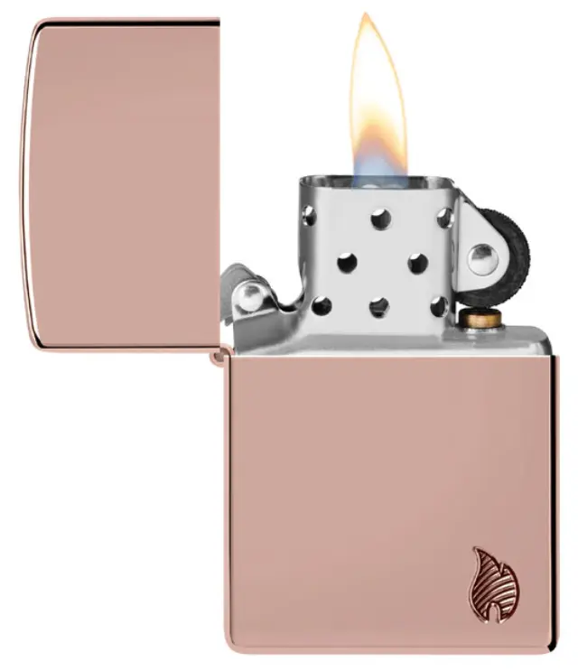 ZIPPO Αναπτήρας - Armor® High Polish Rose Gold Flame (46401) 2
