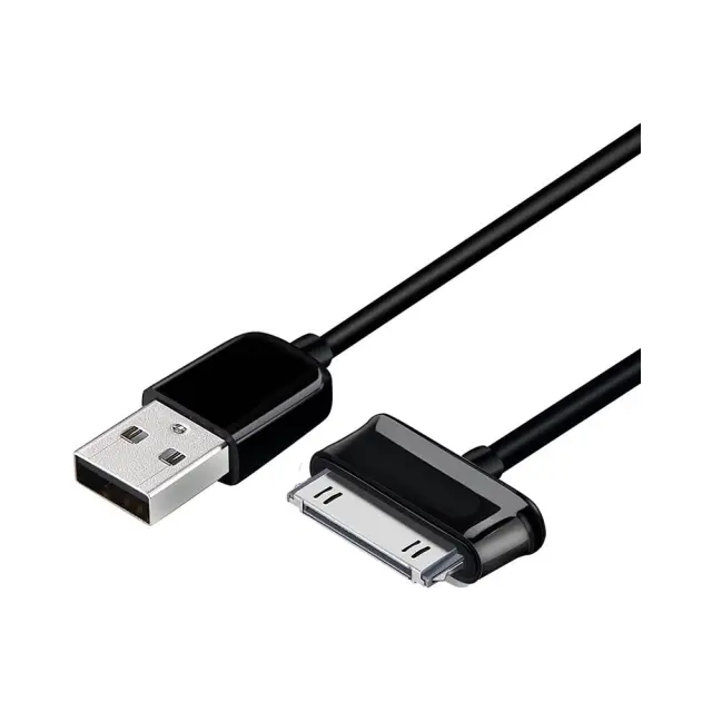 OEM USB To 30-pin Cable Για Τάμπλετ Samsung 1m Μαύρο 3