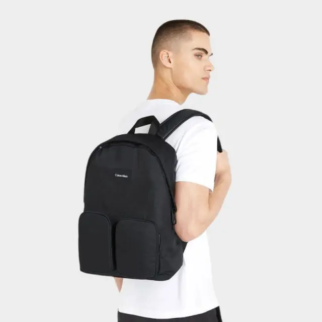 Calvin Klein - Ανδρικό Σακίδιο Πλάτης Ck Must T 2 Pckt Bp K50K510872-BAX Μαύρο 3