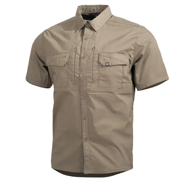 PLATO SHIRT SHORT K02019-SH 04-Khaki