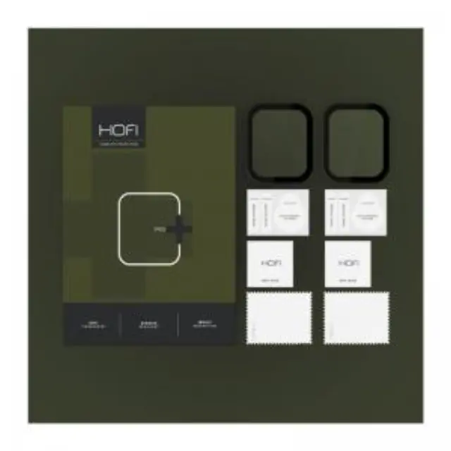 Hybrid Nano Glass Hofi Pro+ Apple Watch 10/ 11 42mm Μαύρο (2 τεμ.) N66128 3