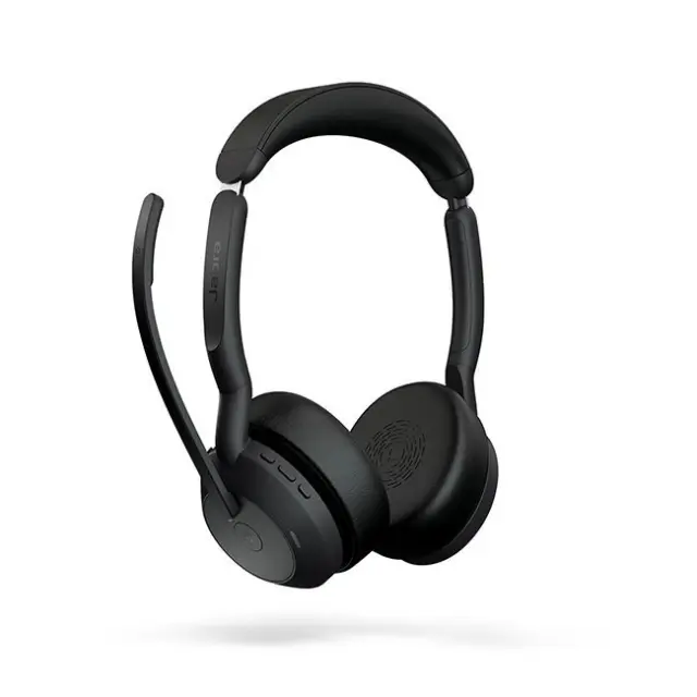 Jabra Headset Evolve2 55 MS Stereo With Charging Stand (25599-999-989)