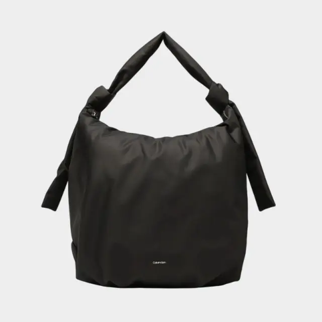 Calvin Klein - Γυναικεία Τσάντα Ώμου/Χειρός Soft Nappa Tote Lg Textile K60K610200-BAX Μαύρο