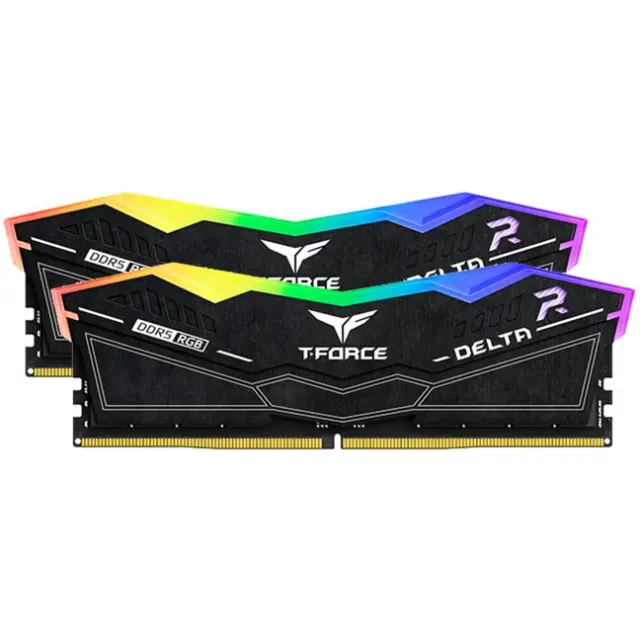 Team Group DIMM 32 GB DDR5-7200 (2x 16 GB) Dual-Kit (black, FF3D532G7200HC34ADC01, Delta RGB, INTEL XMP)