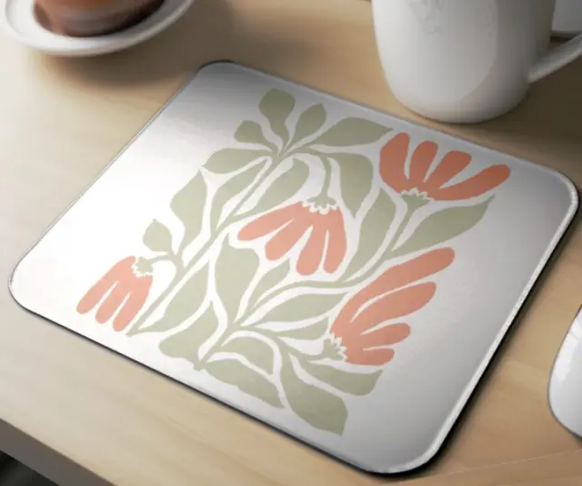 Mousepad ( flowers 70s , design-37 ) Διαστάσεις: 23cm(μήκος) x 20cm (ύψος) 2