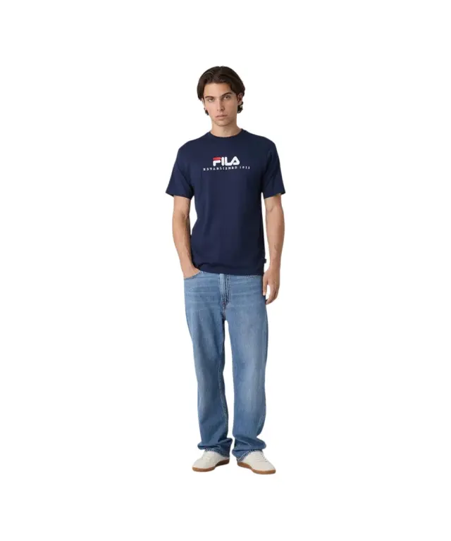 Fila - Ανδρικό T-shirt Valsera FAU0225-50004 Μπλε 3