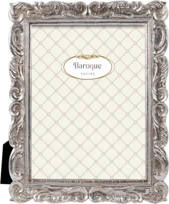 Κορνίζα RESIN (46118 ) 25Χ20cm Χρώμα παλαιωμένο ασημί για φωτογραφία 15Χ20