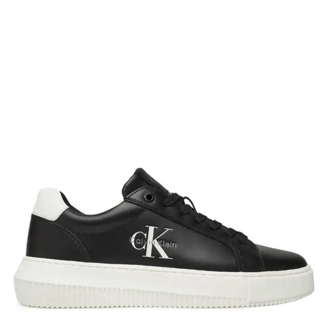Γυναικεία Δερμάτινα Sneakers Calvin Klein YW0YW01872-0GM Μαύρα Μαύρο - 39