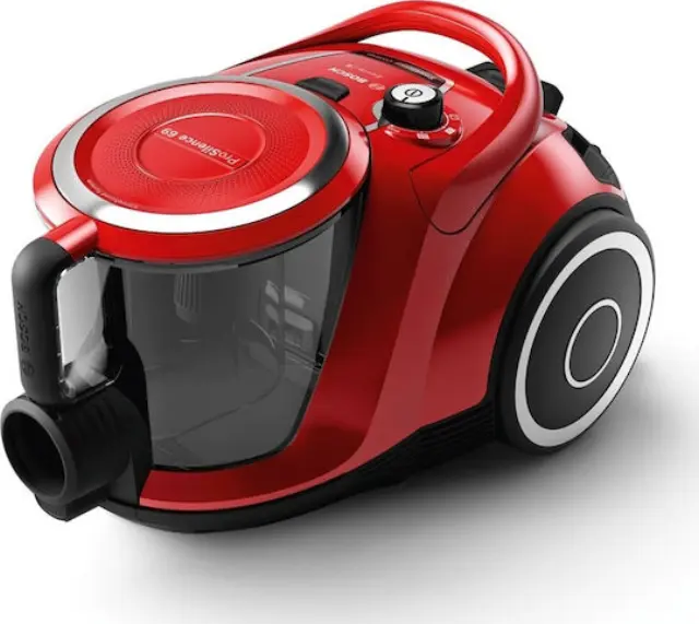 Bosch BGC41Q69 Ηλεκτρική Σκούπα 600W με Κάδο 2.4lt Κόκκινη