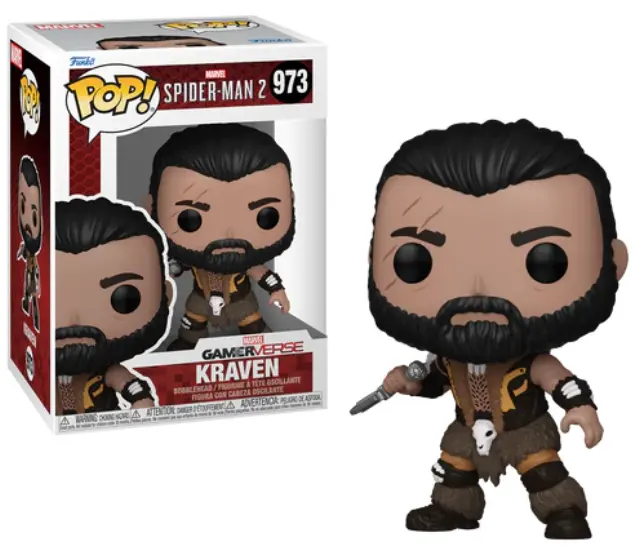Funko Pop! Marvel Gamerverse: Spider-Man 2 - Kraven #973 Bobble-Head Vinyl Figure