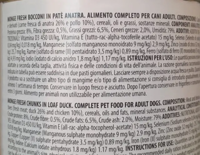 Monge Adult Κονσέρβα Σκύλου με Πάπια 400gr 2