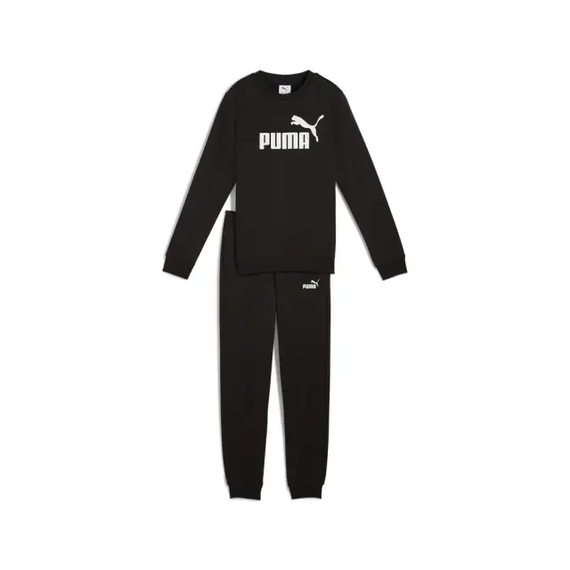 Puma Essentials Fleece ΠΑΙΔΙΚΟ ΣΕΤ (689721-01) - Μαύρο