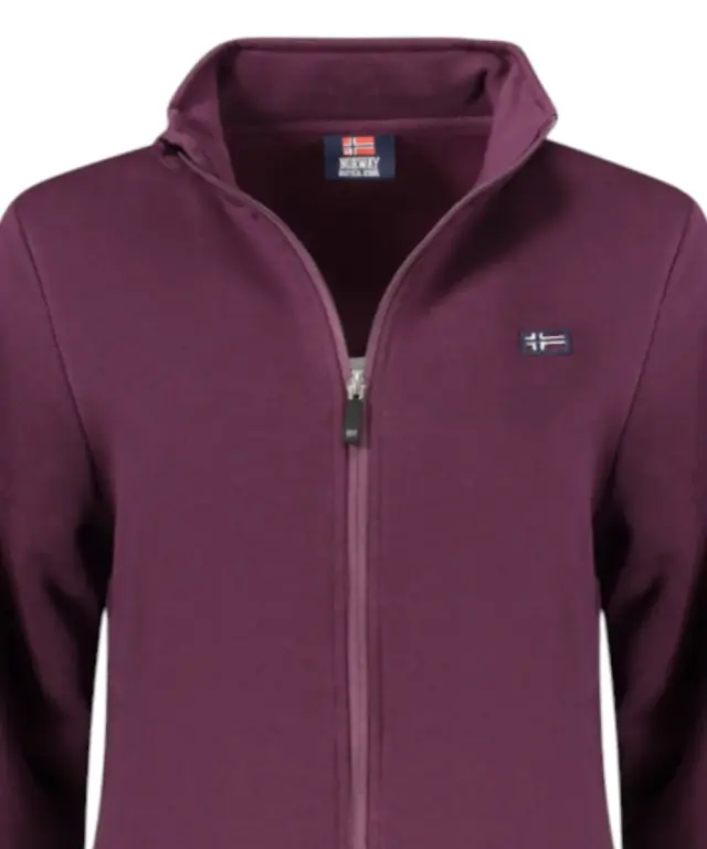 Norway Nautical School - Γυναικεία Ζακέτα Φούτερ 859001-GRAPE Μωβ 3