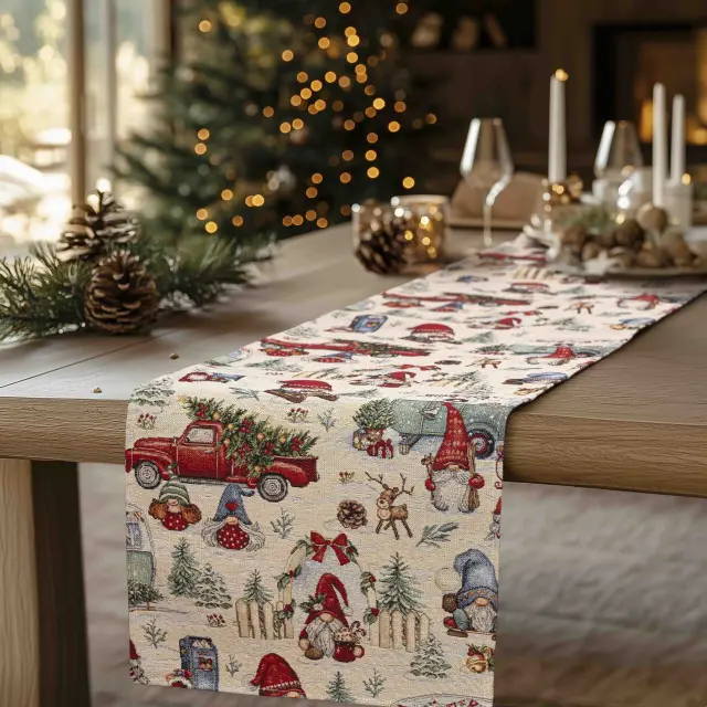 Beauty Home ΡΑΝΝΕΡ ΣΤΟΦΑ ΝΑΝΟΙ ΣΕ ΧΡΙΣΤΟΥΓΕΝΝΙΑΤΙΚΕΣ ΔΙΑΚΟΠΕΣ 32 cm x 1,5 m