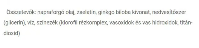 JutaVit Ginkgo Biloba Forte 80 mg softgel 2