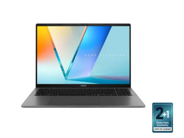 Notebook Laptop ASUS Vivobook S16 16/ Snapdragon X X1 26100/ 16GB/ 1TB SSD/ SSD/ Qualcomm Adreno/ Windows 11 Home/ 2Y 90NB16C2-M005P0