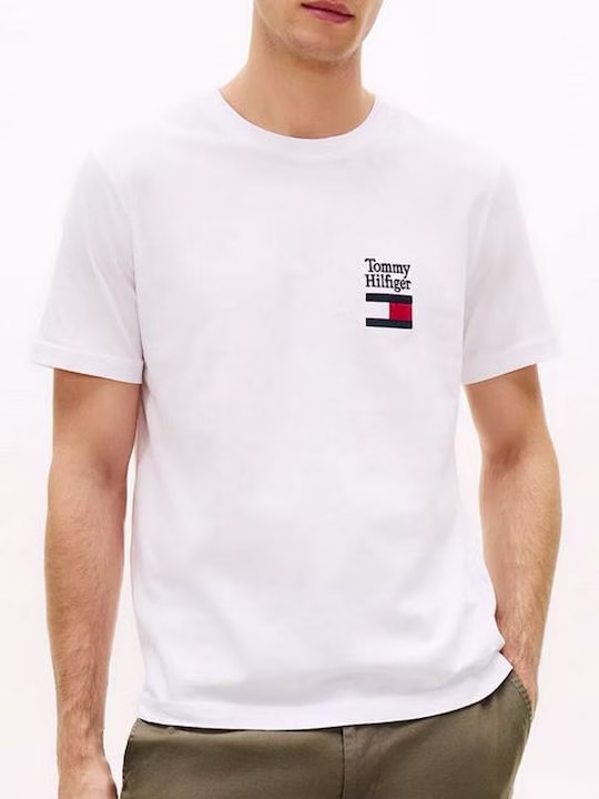 Tommy Hilfiger Aνρικό T-shirt Λευκό Άσπρο