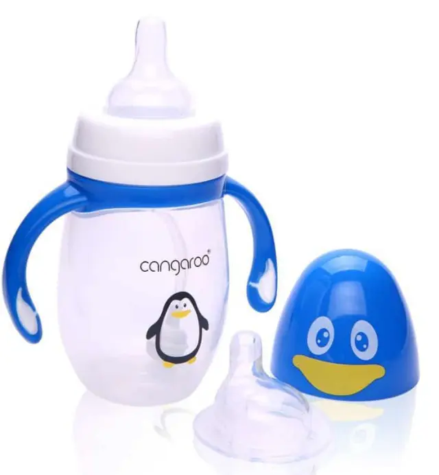 Μπουκάλι με Χερούλια 210ml Penguin Cangaroo Green 3800146259693 2