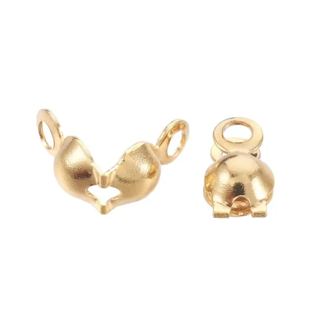 Καρλότα 304 Ανοξείδωτο Ατσάλι Golden 8x4mm (εσωτ. 3mm) ~50τεμ