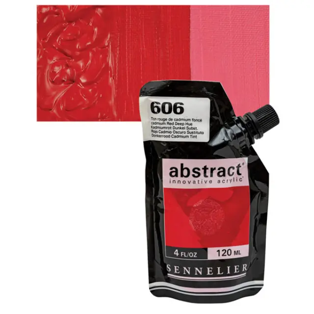 Ακρυλικό Sennelier Abstract 606 Cadmium Red Deep Hue - 120ml