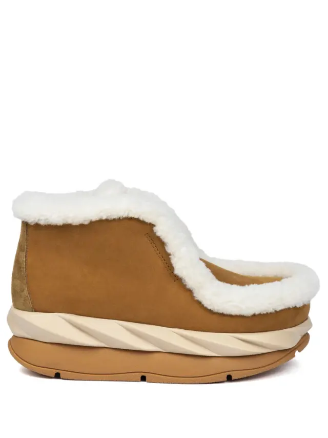 4ccccees Μποτάκια Γυναικείο δέρμα Nubuck Καφέ CES/100107 TAN 3