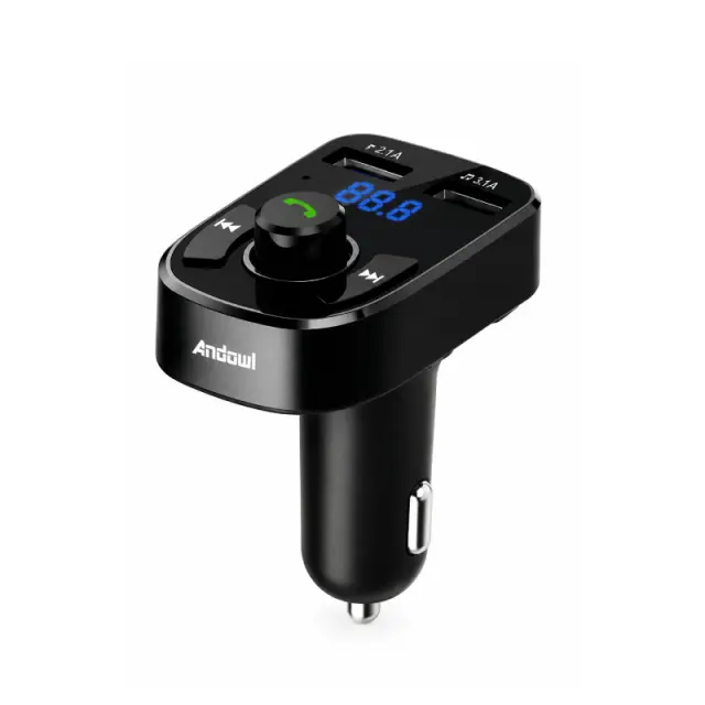 Andowl FM Transmitter Αυτοκινήτου Q-C67 Bluetooth 5.3 20W με 2 USB - Q-C67 Bluetooth 5.3 20W Car FM Transmitter with Dual USB 0751239 2
