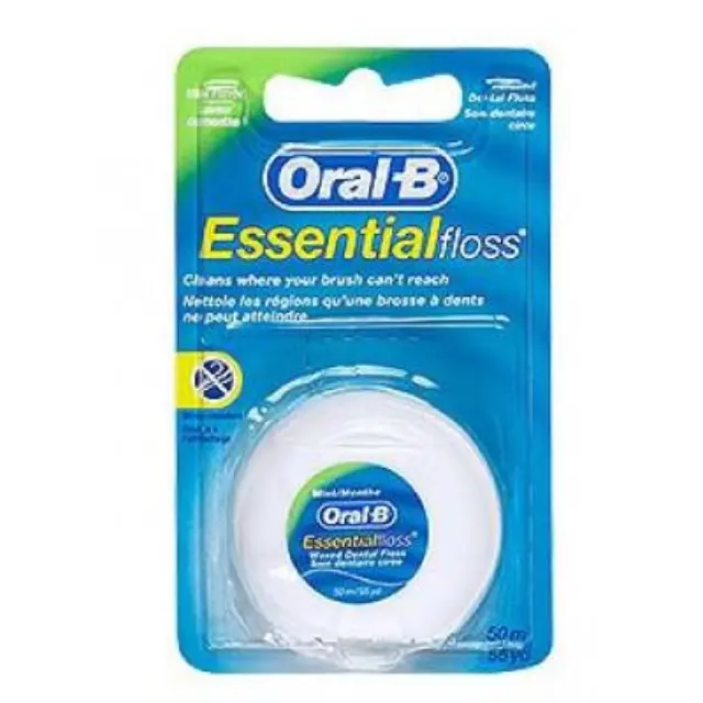 Oral-B Essential Mint Κηρωμένο Οδοντικό Νήμα με Γεύση Μέντα 50m, 1τμχ