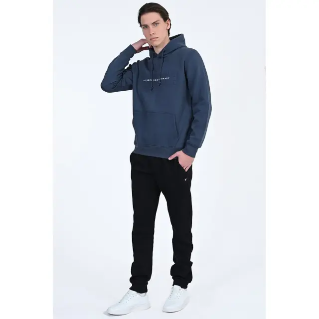 Magnetic North Hoodie 3d Apparel Ordinary (24005-Midnight Blue) - Μπλέ 2