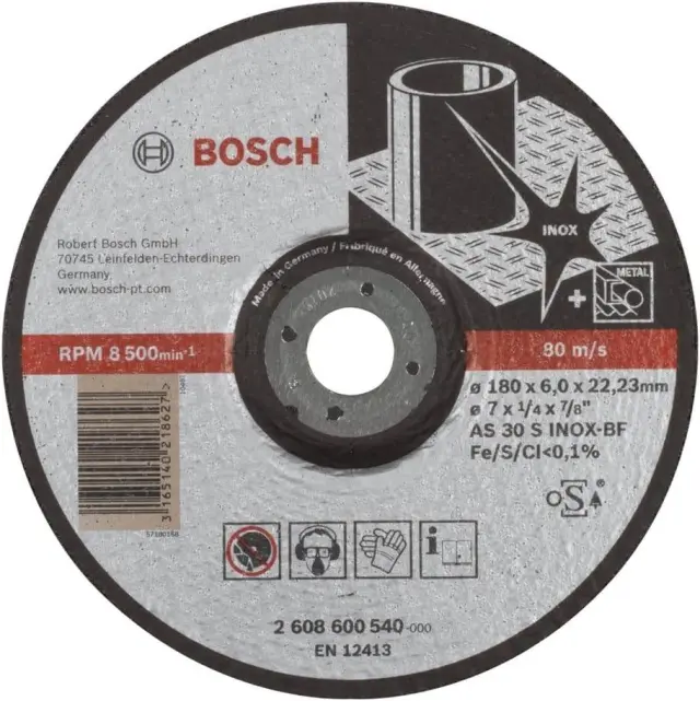 ΤΡΟΧΟΣ ΛΕΙΑΝΣΕΩΣ Φ180X6MM BOSCH 2608600540