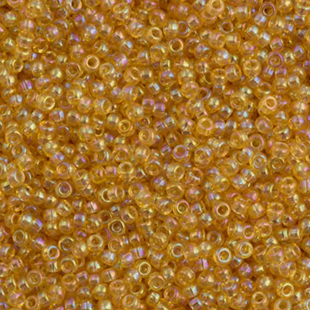 Χάντρα Miyuki Round Rocailles 11/0 - 9251 - Transparent Light Gold AB ~10gr