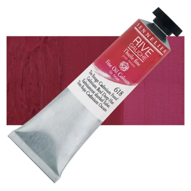 Sennelier Λάδι Rive Gauche 618 Cadmium Red Deep Hue - 40ml