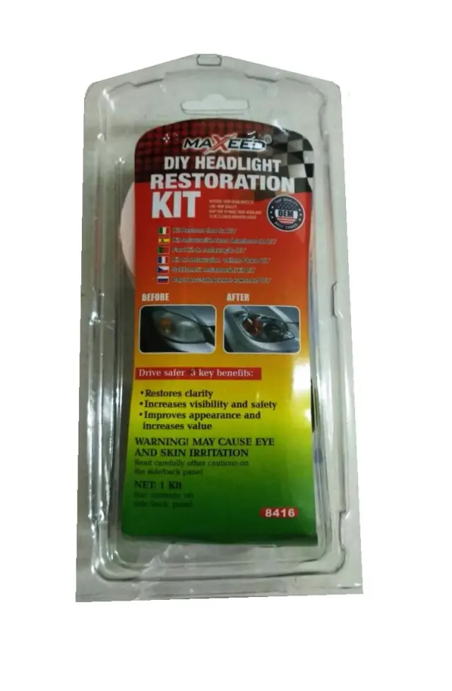 ΚΙΤ αποκατάστασης διαύγειας φαναριών - Headlight restoration KIT 3