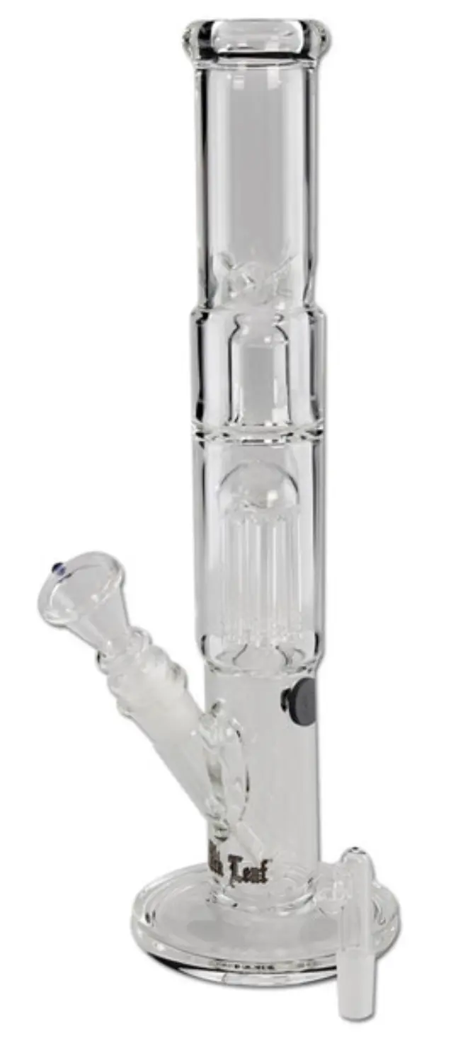 Γυάλινο Bong IN BOX Black Leaf | Baby Bongbastic 36cm 3