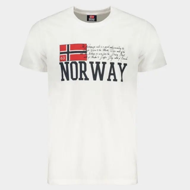 Norway Nautical School - Ανδρικό T-shirt Κοντομάνικο 846020-WHITE Λευκό - XL