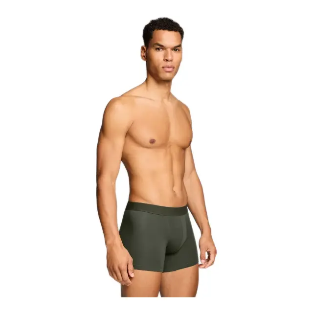 Levi's Ανδρικό Boxer Twill Waistband Brief - Διπλό Πακέτο, Χρώμα Χακί - XL 3