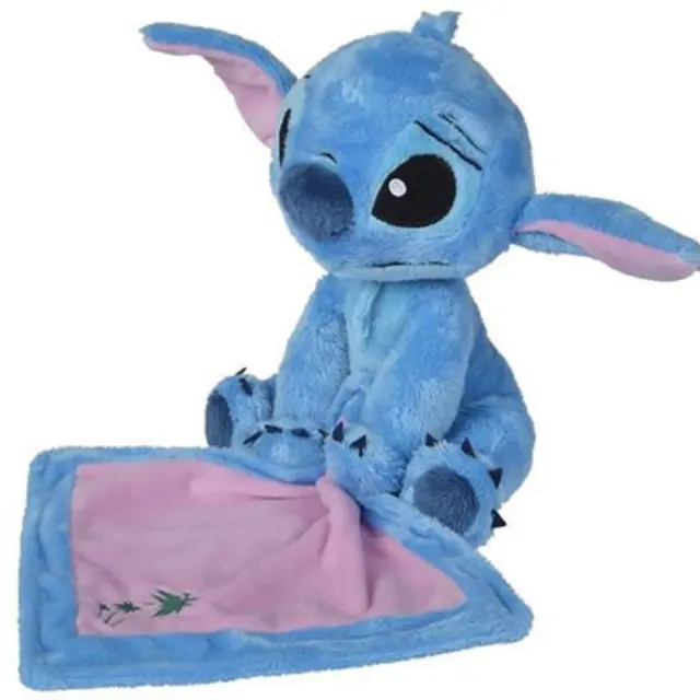 Simba Toys Λούτρινο Disney Stitch - Stitch Plush with Comforter (25cm) (PEL01019)