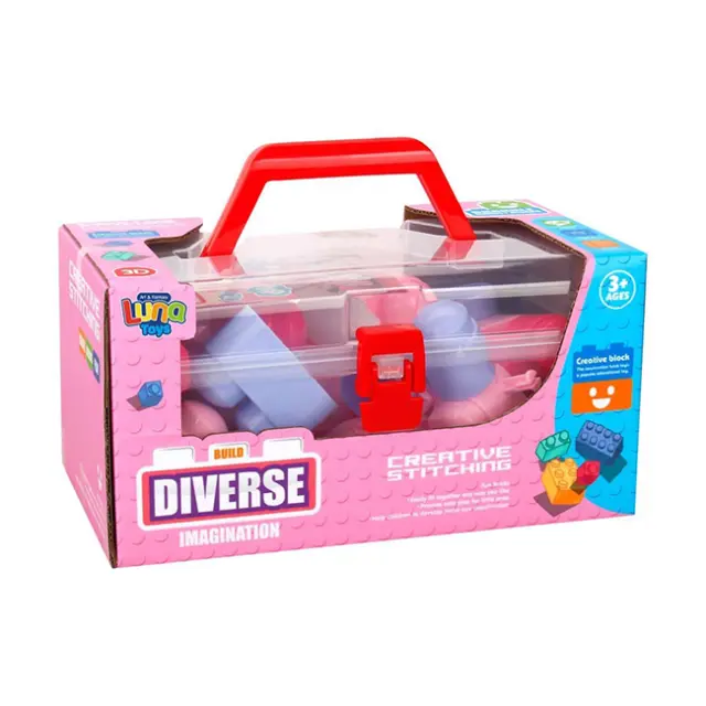 Luna Τουβλάκια σε Ροζ Βαλιτσάκι 43 τεμ. (000623213)