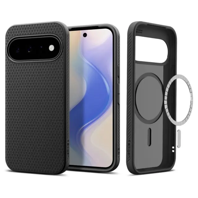 Spigen Liquid Air MagSafe, matte black - Google Pixel 11