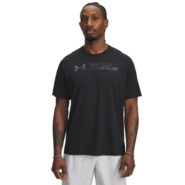 Under Armour Tech Reflective T-Shirt (6005116-001) - Μαύρο