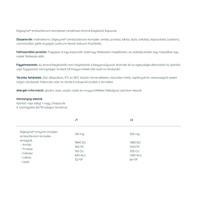 Nutriversum Digezyme® Digestive Enzyme Capsule 2